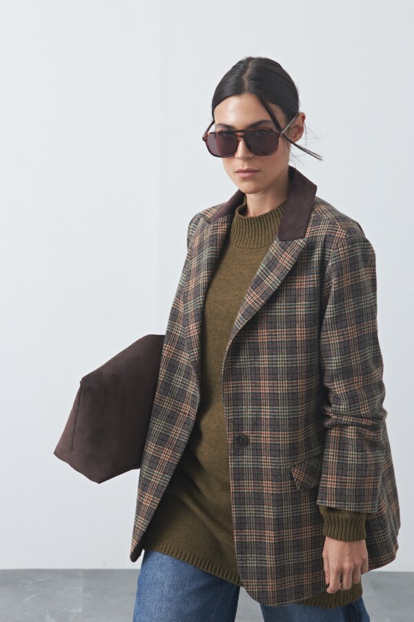 BLAZER CLODIE Gris Oscuro