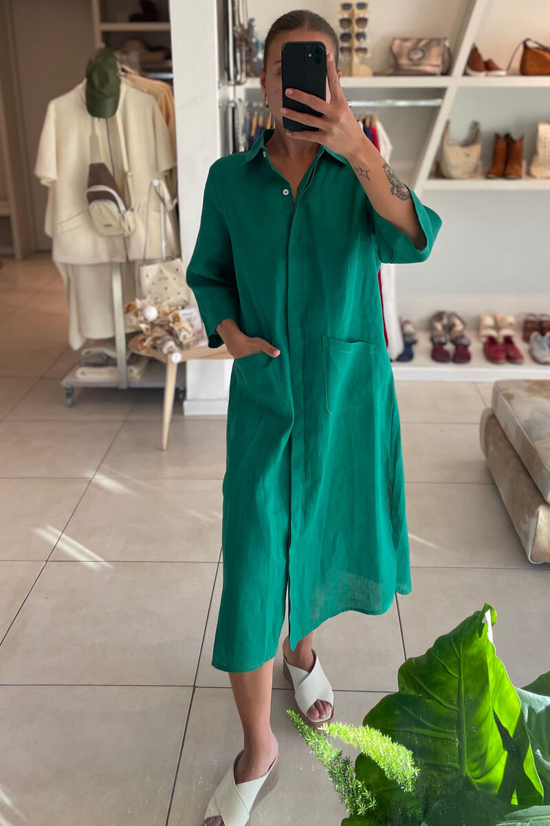 Vestido serena - Verde 