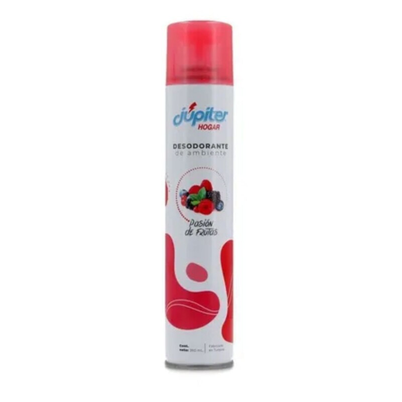 Desodorante de Ambiente Júpiter Aerosol Pasión de Frutas 360 ML Desodorante de Ambiente Júpiter Aerosol Pasión de Frutas 360 ML