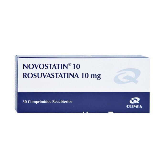 NOVOSTATIN 10 MG. CJ X 30 COMP. única