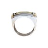 Anillo Mesa-Plata y Oro- Sin Piedra-AN5113 sinpiedra