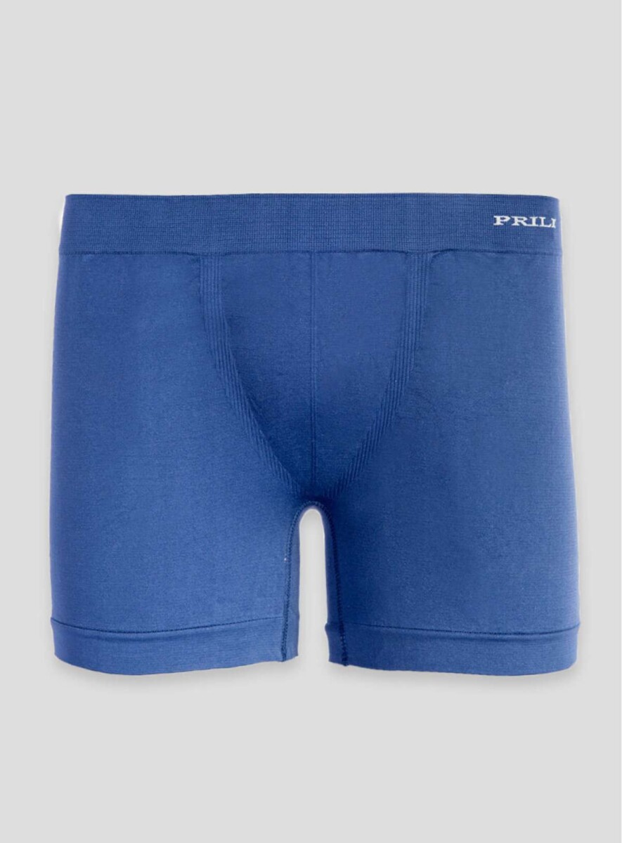 Boxer de microfibra liso - Azul 