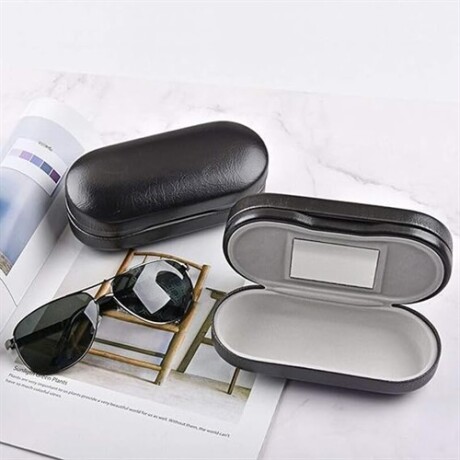 Estuche doble para lentes de armazón Negro