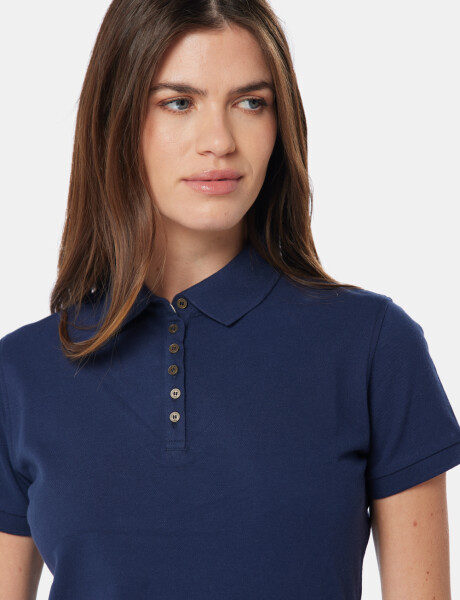 POLO PIQUE LISA Azul