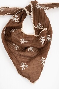 Bandana Bordados Chocolate