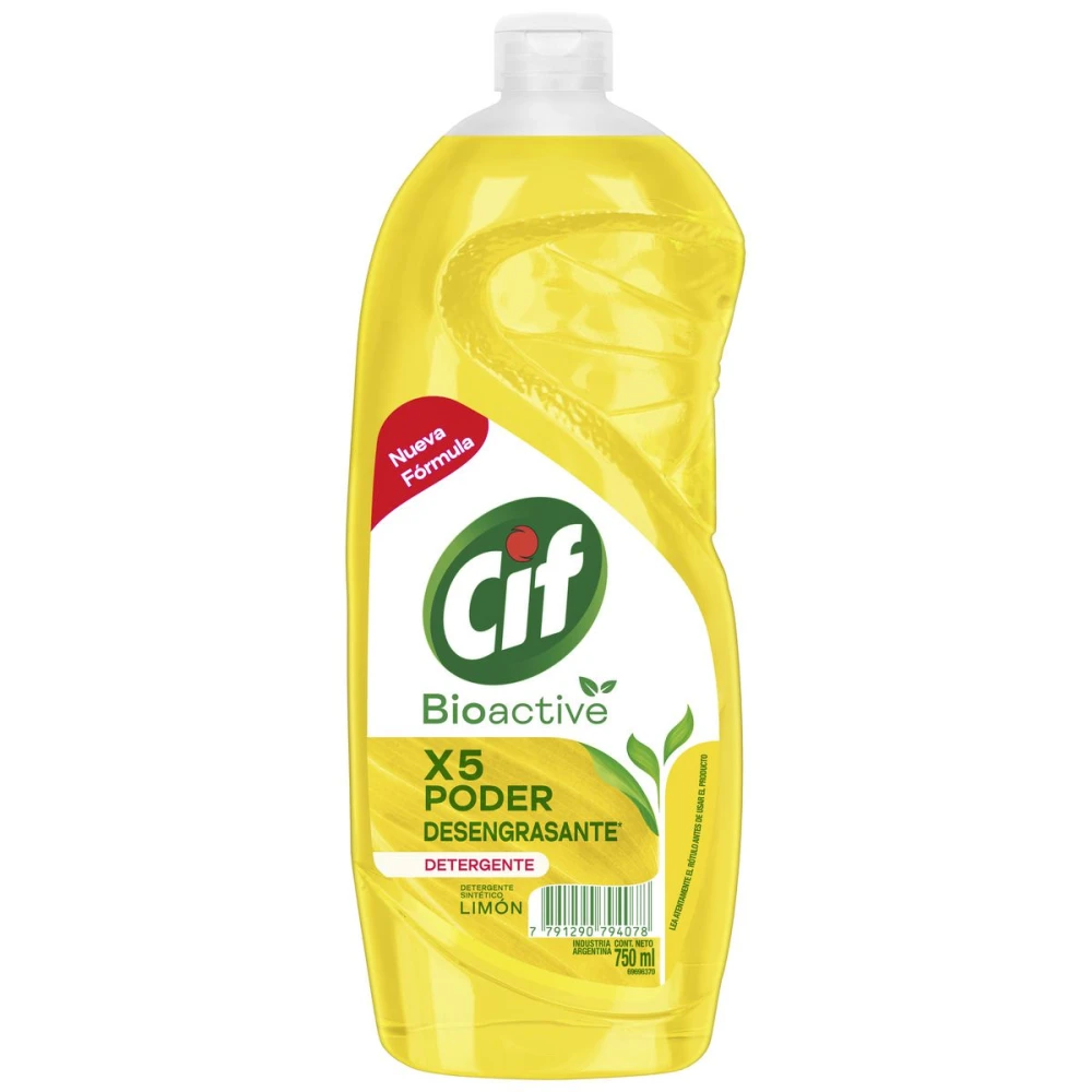 CIF BIOACTIVE LIMON DETERGENTE FR X 750