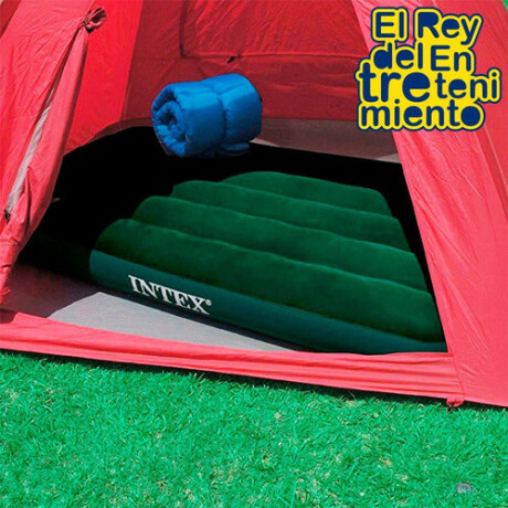 Colchón Inflable Intex 1 1/2plaza Grande Camping +inf Inx064762