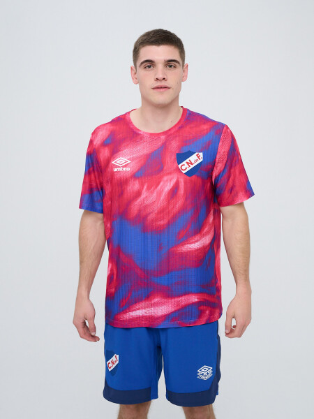 REMERA PRESS Nacional Hombre Rojo, Azul Marino, Blanco