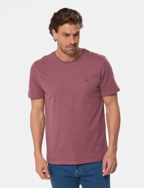 REMERA DE ALGODÓN Bordo