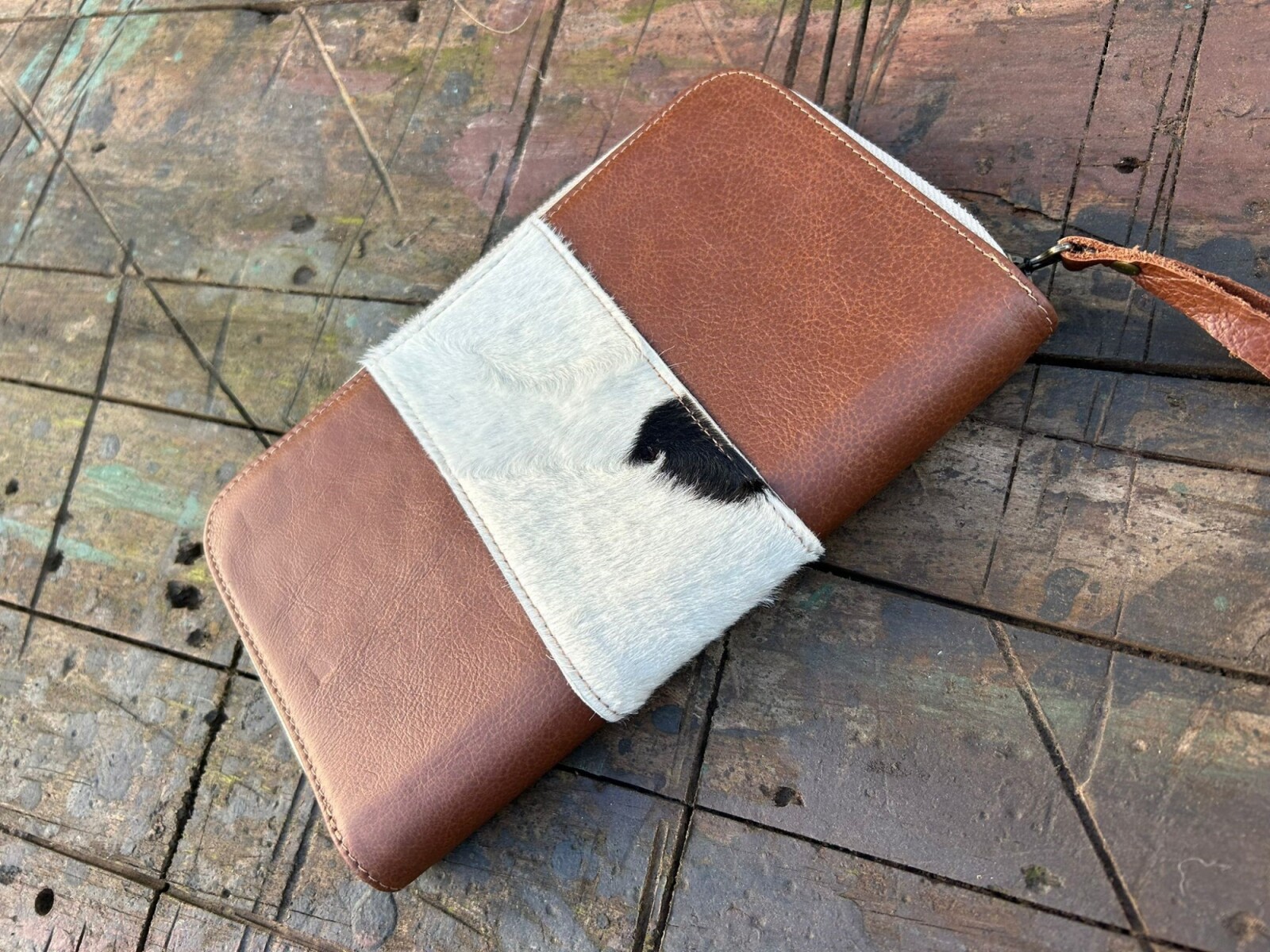 Leather Wallet - Cowhide Hielo 