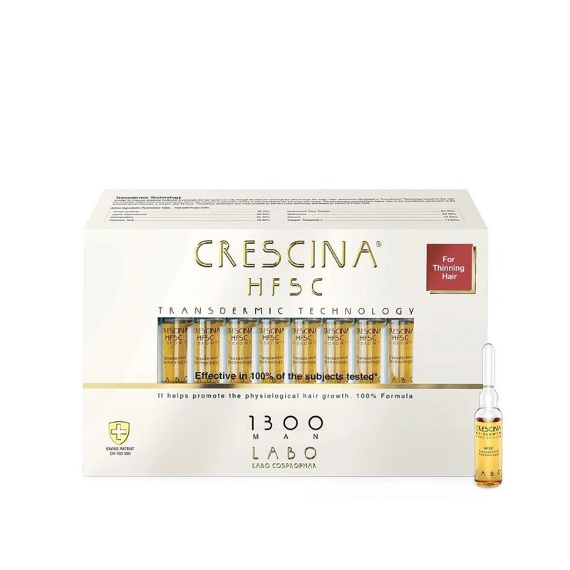 Crescina Hfsc Transdermic Hombre 1300. 20 Ampollas Crescina Hfsc Transdermic Hombre 1300. 20 Ampollas