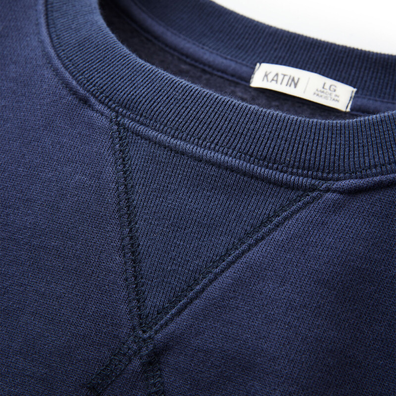 Buzo Katin Embroidered Crewneck Azul Buzo Katin Embroidered Crewneck Azul