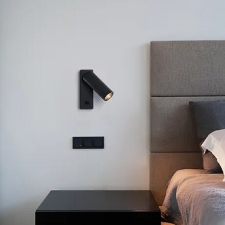 NANO ARTEFACTO DE PARED MADISON ORIENTABLE Nano Artefacto De Pared Madison Orientable Negro