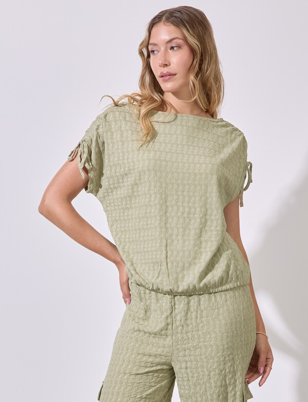 Blusa Texturada VERDE