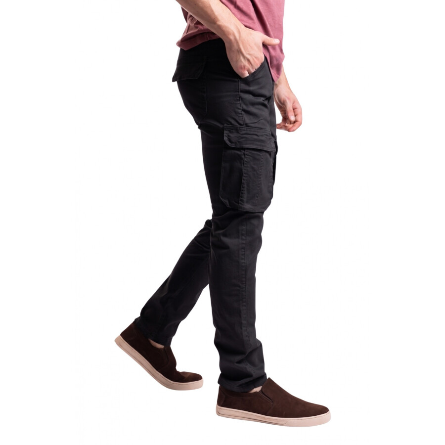 SNAKE CARGO PANT BLACK