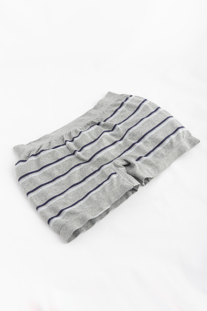 Boxer microfibra - Rayado Gris 