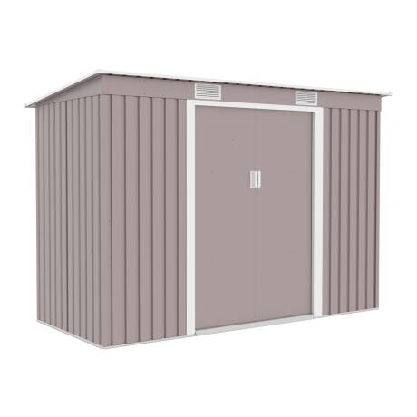 CASITA DE JARDIN ACERO GRIS S2001