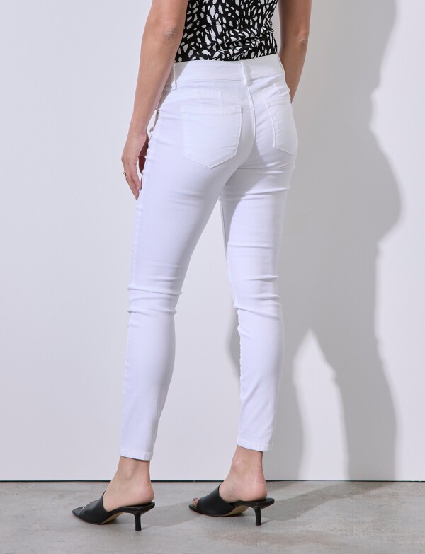 Jean Skinny Goddess BLANCO