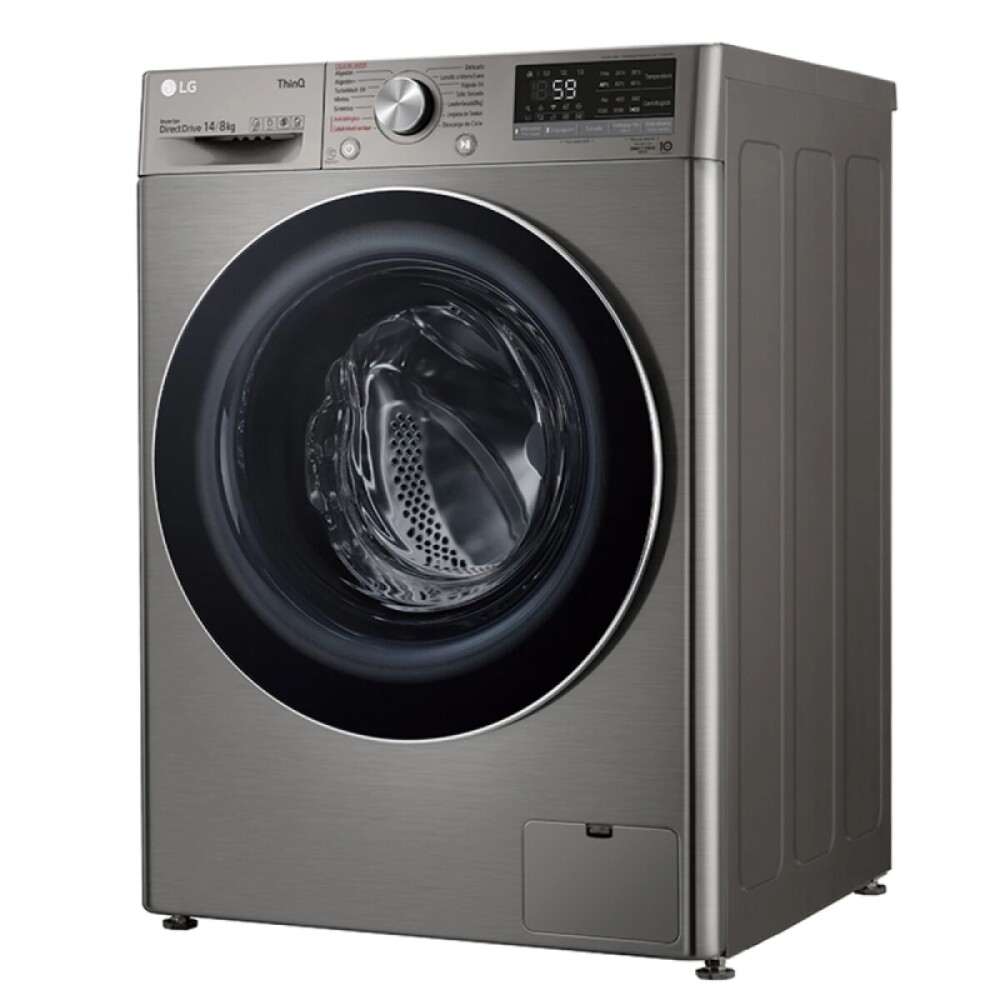 Lavasecarropas frontal LG inverter 14Kg WD14VVC4S6C Gris