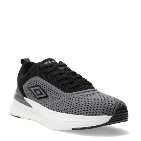 Championes de Hombre Umbro Lyro Gris - Negro