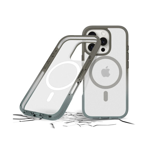 Protector Prodigee Flow para iPhone 16 Pro degrade gris Protector Prodigee Flow Para Iphone 16 Pro Degrade Gris