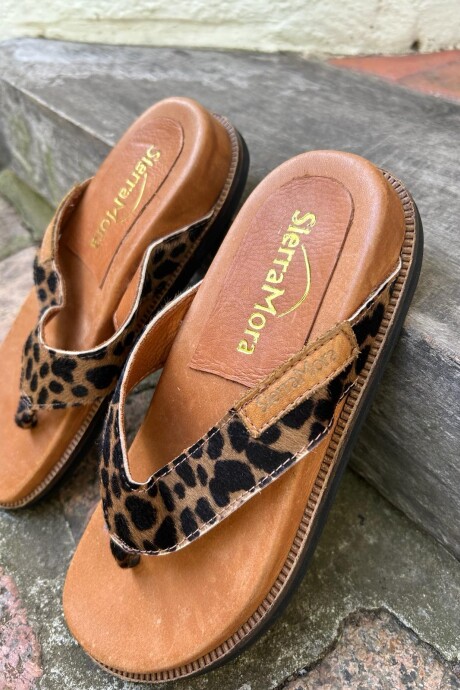 Flip Flop Shoes Leopard