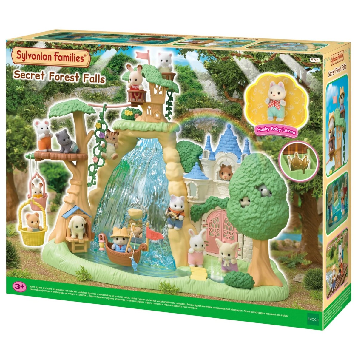 Sylvanian Families Set Cascada Bosque Secreto Ternurines - Variante Modelo Bosque 