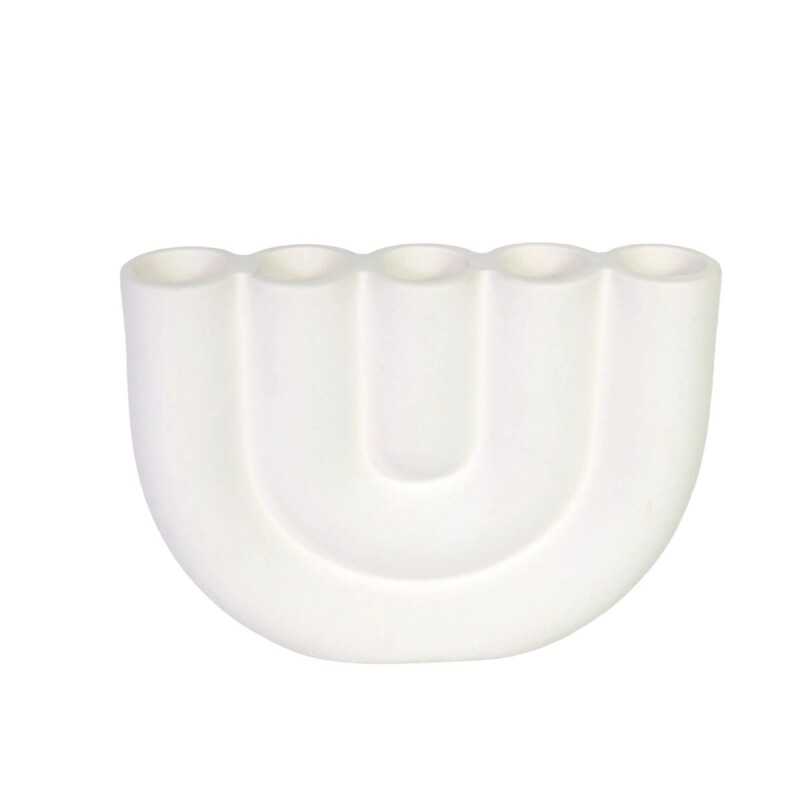 BASE CERAMICA BLANCA 17.5X3.8X12.8CM Unica