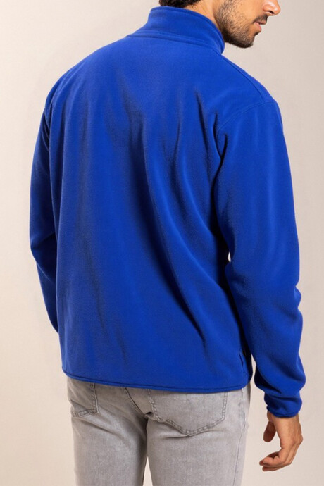 SWEATER POLAR M/C LAZA Azul