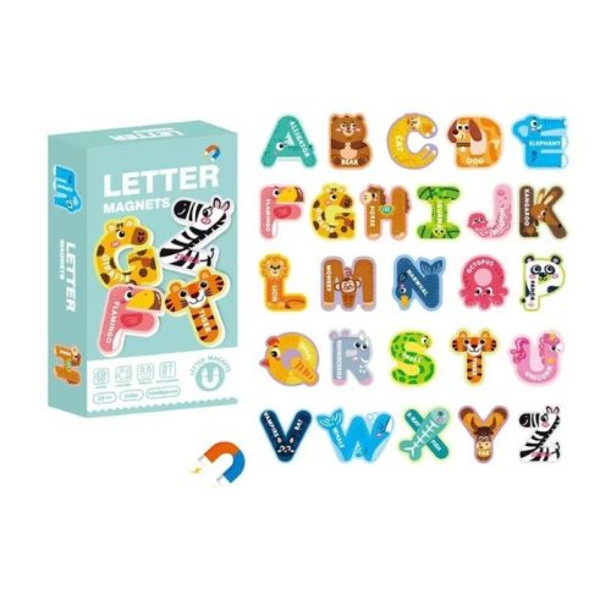 Puzzle Magnetico - Letras 