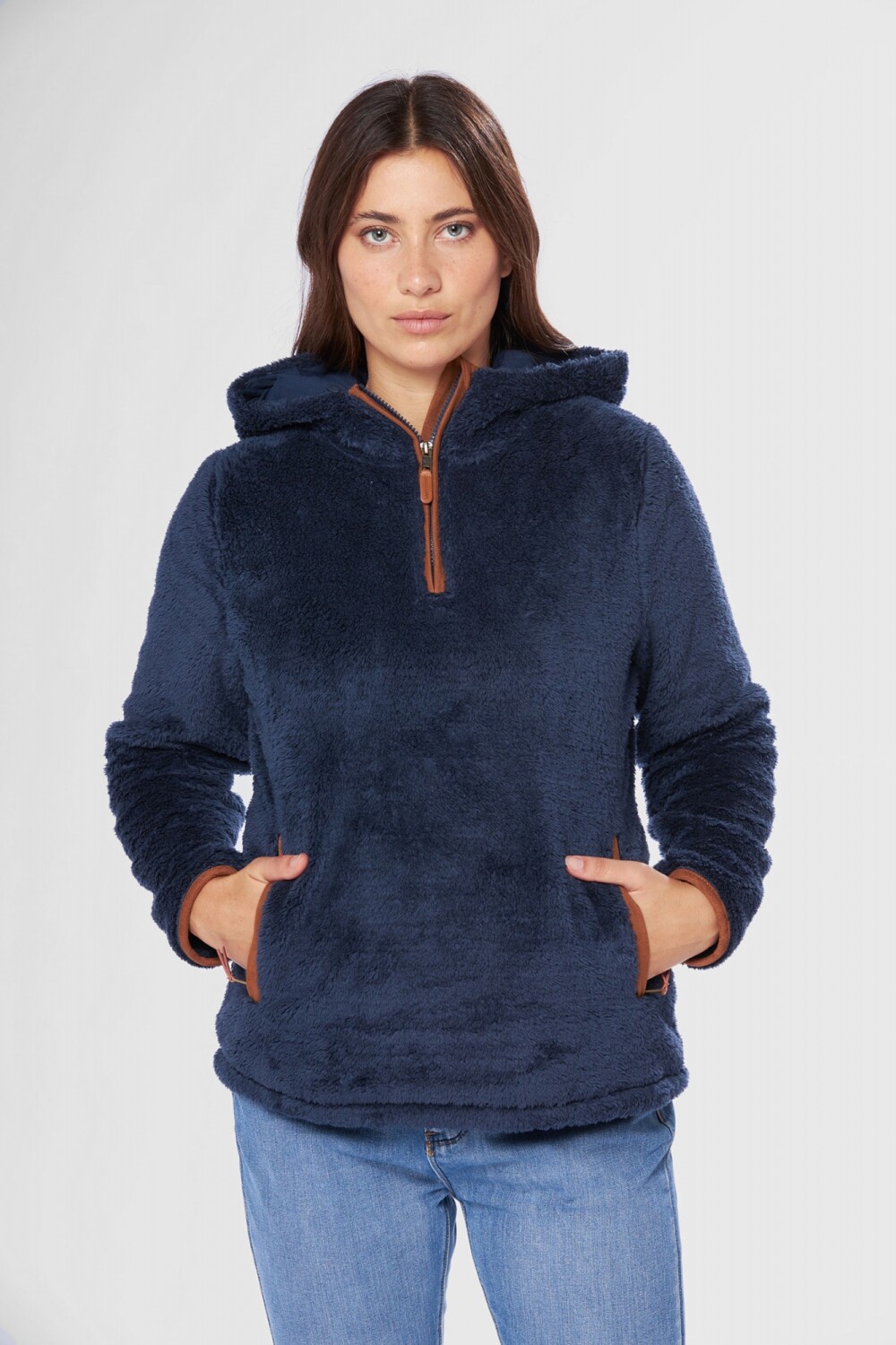 CANGURO PELO SHERPA Azul