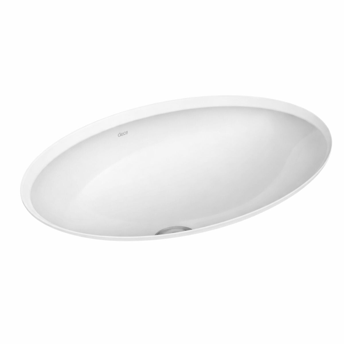 Bacha De Embutir Ovalada 40 X 30 Cm Blanca Deca 