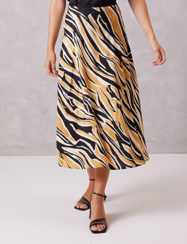 Falda Tribal MULTI/NEGRO