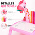 Jirafa Pizarra Mesa Proyector Led + Accesorios Para Dibujar Color Rosa