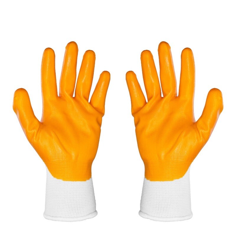 DINGQI GUANTE DE TRABAJO INDUSTRIAL CUBIERTA PVC ALTA RESISTENCIA XL - PAR Dingqi Guante De Trabajo Industrial Cubierta Pvc Alta Resistencia Xl - Par