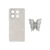 Protector para Xiaomi Note 13 Pro 5G diseño marmol con mariposa Protector Para Xiaomi Note 13 Pro 5g Diseño Marmol Con Mariposa