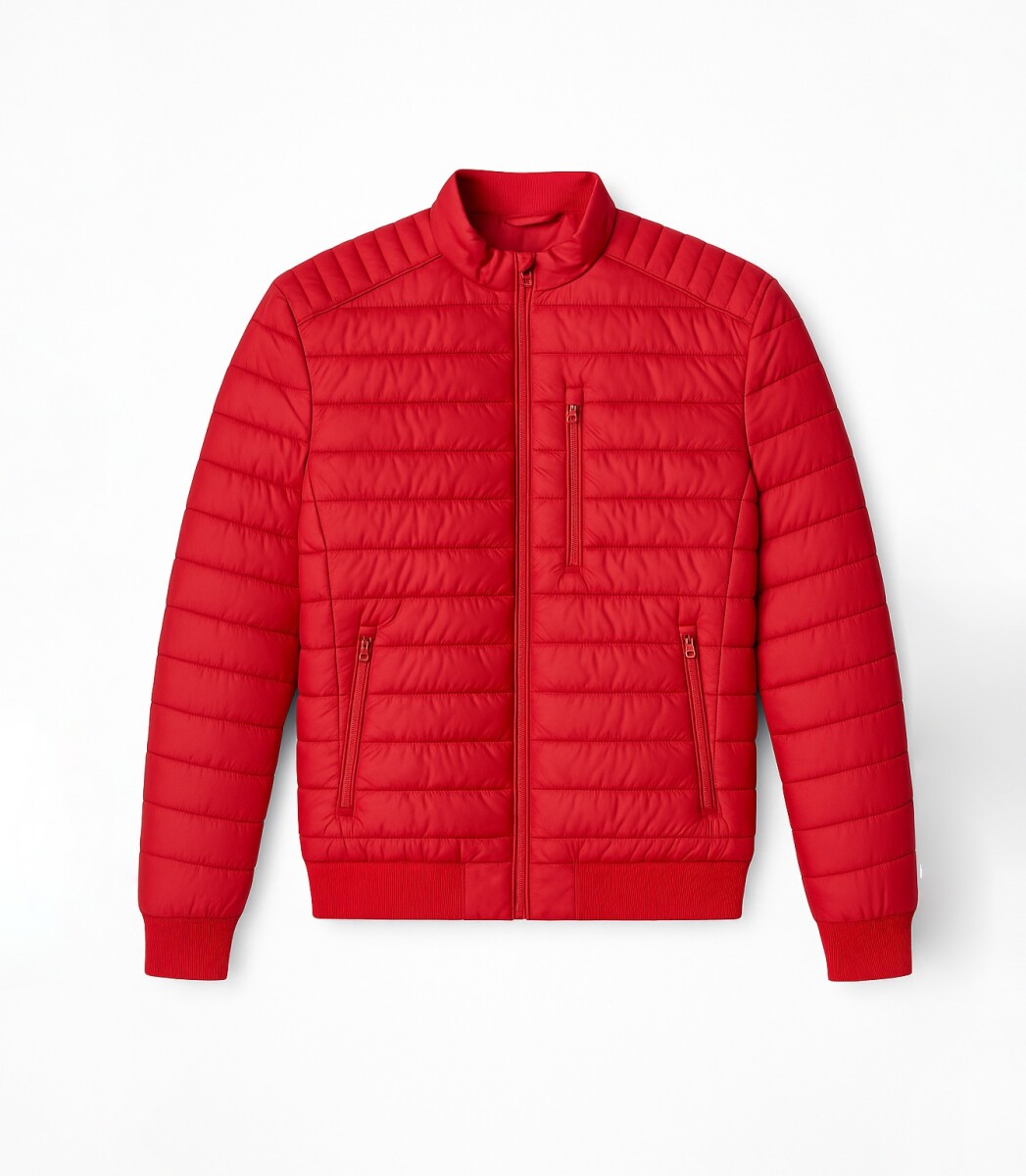 Campera matelaseada - Rojo 