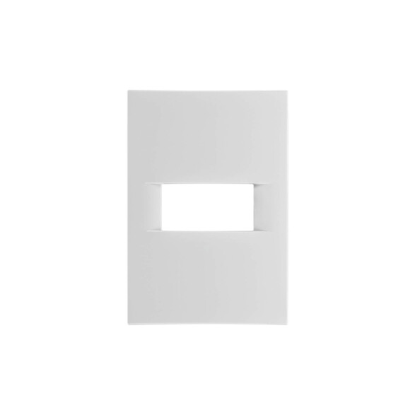 Plaqueta VIRNA para 1 módulo blanco GEWISS GC2101