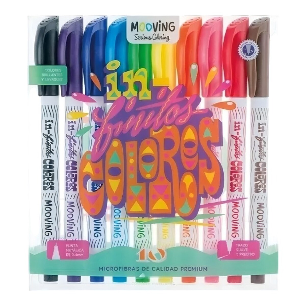 Microfibras Mooving Infinitos Colores x10 