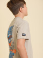 T-SHIRT FUNGI TEEN RUSTY Hueso