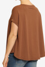 CAMISETA OVERSIZED Marron