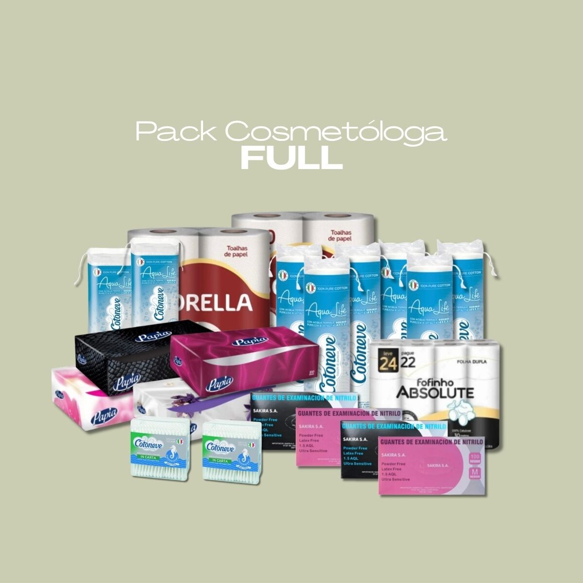 Insumos Pack Cosmetóloga Full 