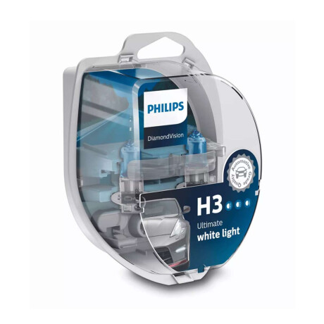 Lampara Halogena Diamond Vision Pack Philips 12V 55W H3