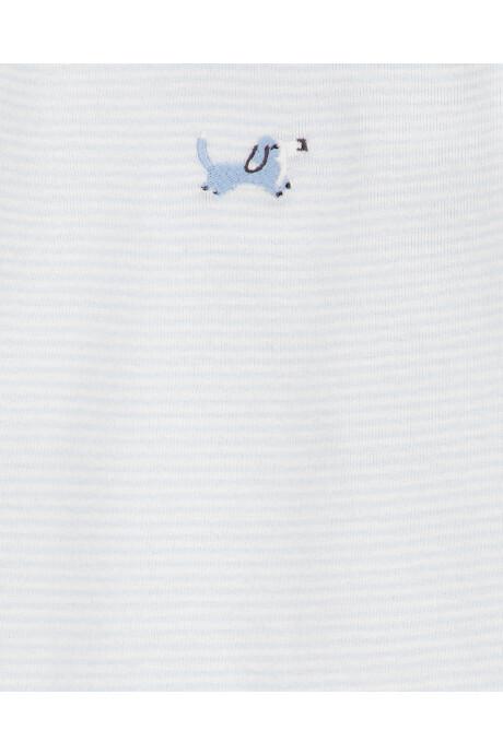 Set tres piezas de algodón, pijama, pelele y body, diseño perro Set tres piezas de algodón, pijama, pelele y body, diseño perro