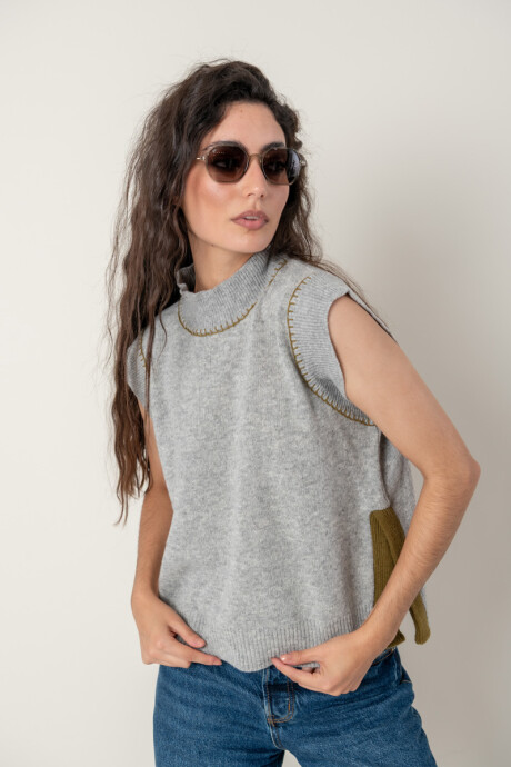 Chaleco belen Gris