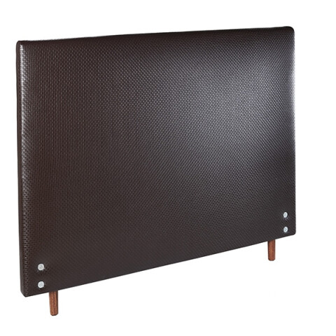 Cabecera Trama 2 Plazas 138 x 127 cm Curvin Chocolate