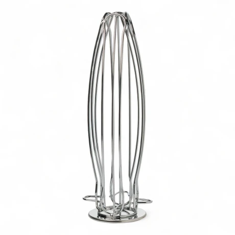 Soporte Giratorio Para 40 Capsulas Compatible Nespresso Silver