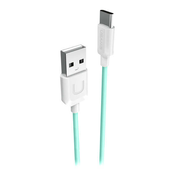 Cable De Datos Usams Sj099 Usb A A Tipo C 1 Metro CELESTE