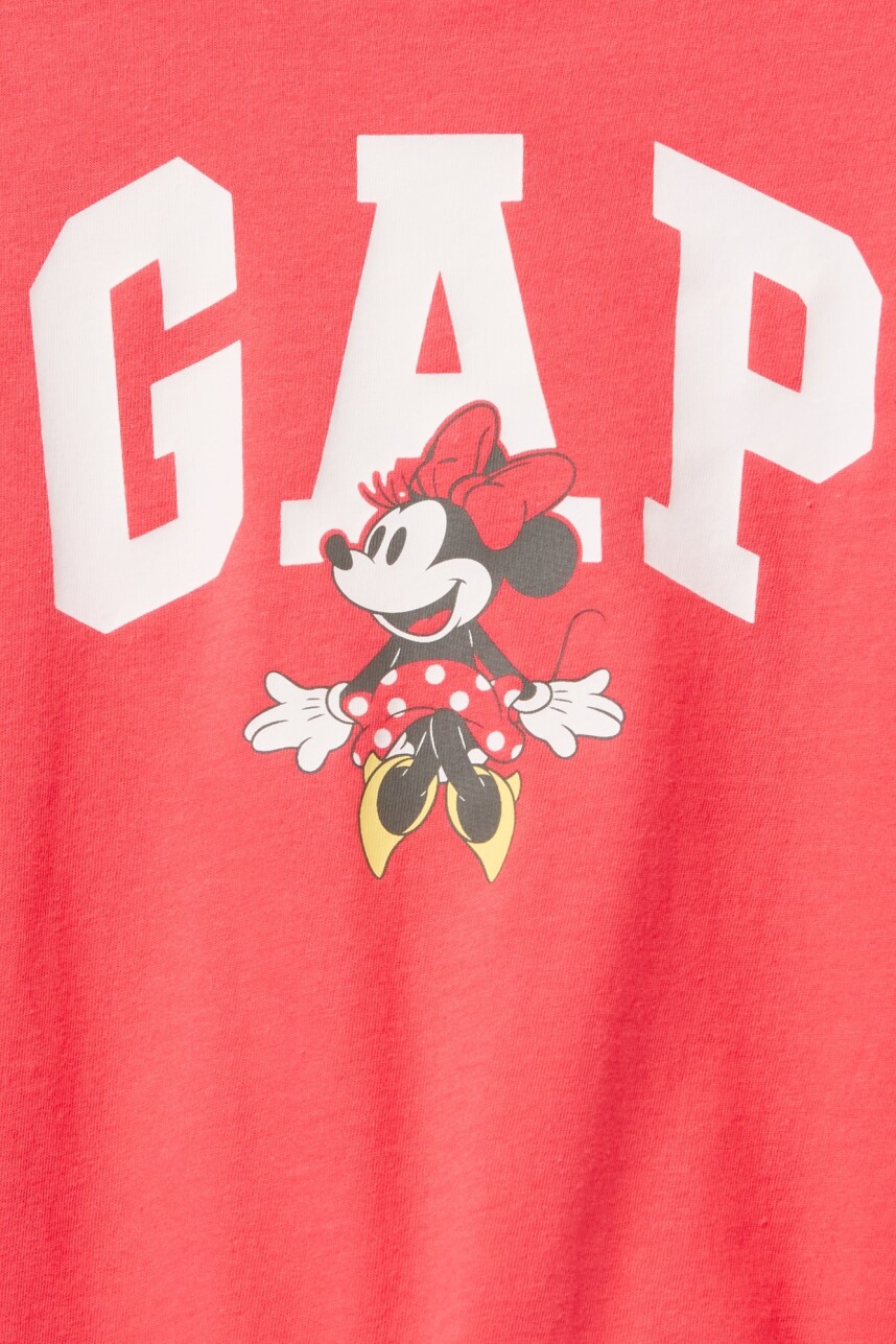 Remera Logo Gap Disney Toddler Niña Fresh Coral
