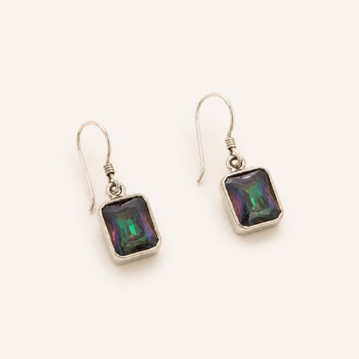 Caravanas Burkina Topacio - Plata 925 